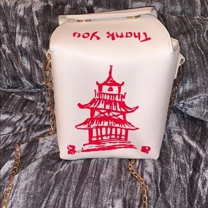 Chinese take out box bag